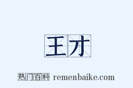 王才是什么意思的图片